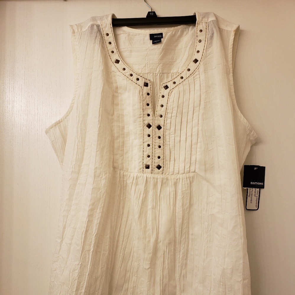 White flowing shirt